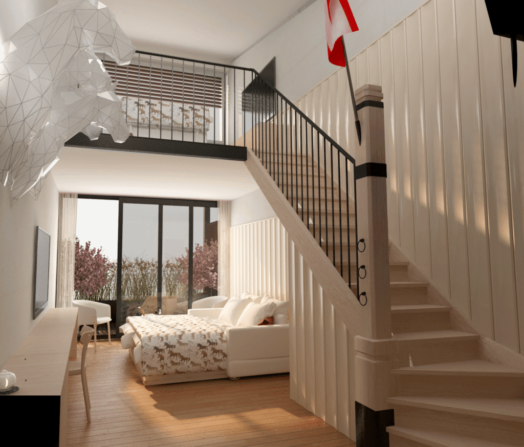 Vizualizace interiéru apartmánu
